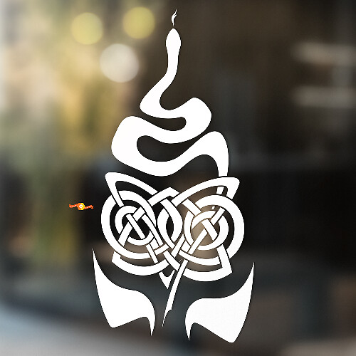 Snake Vinyl Art Wall Window Badkamer Sticker Sticker verwijderbaar #20
_1