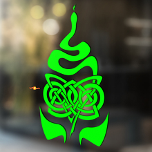 Snake Vinyl Art Wall Window Badkamer Sticker Sticker verwijderbaar #20
_2