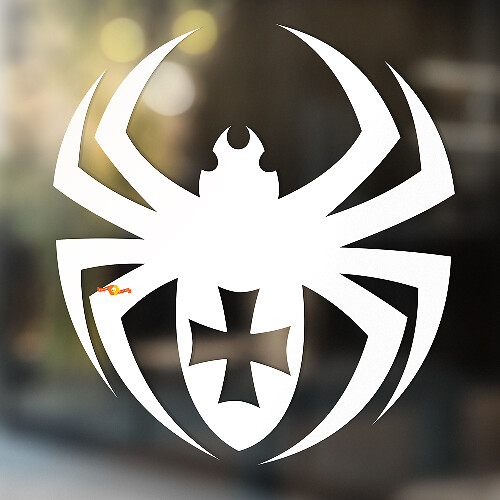 Spider Vinyl Muur Raam Badkamer Sticker Sticker verwijderbaar #2
