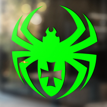 Spider Vinyl Muur Raam Badkamer Sticker Sticker verwijderbaar #2
_2