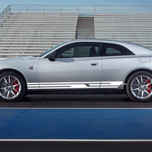 Zijrocker paneel stickers strepen voor Dodge Charger Electric 2
 2