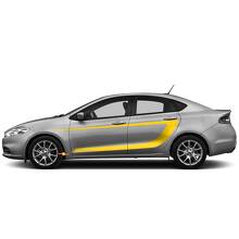 Zijaccent C-strepen vinyl sticker 3 voor Dodge Dart_3