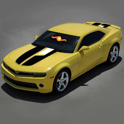 CHEVROLET CAMARO 2010-2015 45ste VERJAARDAGSSTIJL 2 kleuren STREPEN
