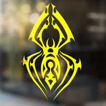 Spider Vinyl Muur Raam Badkamer Sticker Sticker verwijderbaar #7
_3