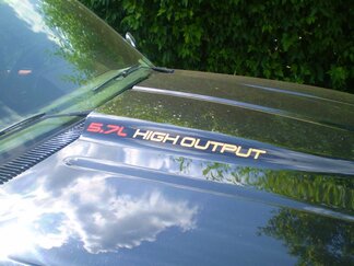 5.7L High Output Hood-stickers
