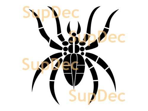 Spider Vinyl Muur Raam Badkamer Sticker Sticker verwijderbaar #9
