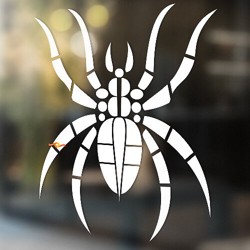 Spider Vinyl Muur Raam Badkamer Sticker Sticker verwijderbaar #9
