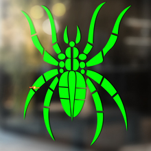 Spider Vinyl Muur Raam Badkamer Sticker Sticker verwijderbaar #9
_2