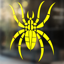 Spider Vinyl Muur Raam Badkamer Sticker Sticker verwijderbaar #9
_3