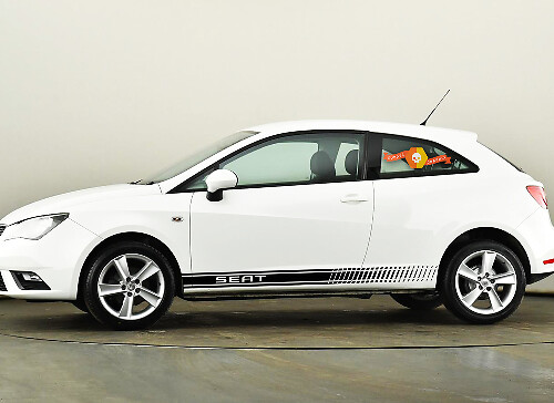 2X zetel zijstrepen vinyl body sticker sticker graphics ibiza leon altea arosa alhambra cordoba exeo inca toledo
