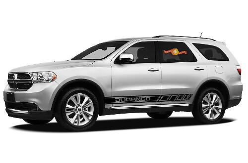 Branded Outline Side Stripes Vinyl Decal Kit voor Dodge Durango
