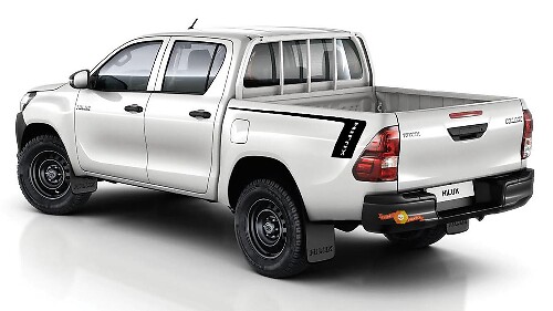 Gemerkt Gebogen Strepen Bedzijde Vinyl Decal Sticker voor Toyota Hilux