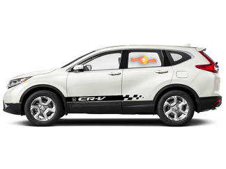 Honda CR-V 2x zijstrepen sticker vinyl grafische race sticker logo hoge kwaliteit
