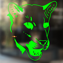 Lioness Outline Stijl Universele Vinyl Decal Sticker_2