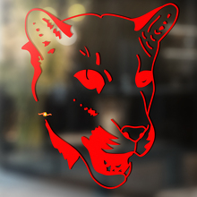 Lioness Outline Stijl Universele Vinyl Decal Sticker_4