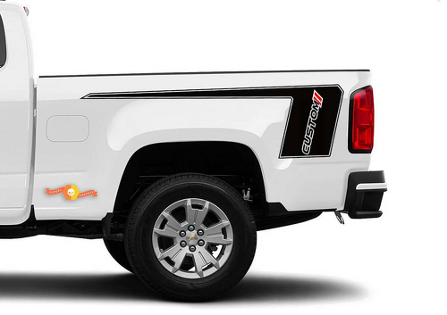 DODGE RAM 1500 2500 3500 2x Racing Stripes grafische vinyl stickers sticker logo
