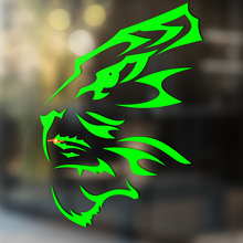 Tijger wilde kat Vinyl Muur Raam Badkamer Sticker Sticker #4
_2