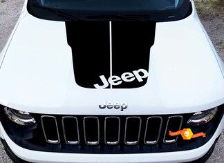 2018 Jeep Cherokee Trailhawk vinyl kap sticker sticker afbeelding
