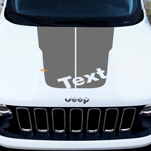 Vinyl motorkapdecals stickerfolie voor Jeep Cherokee Trailhawk 2