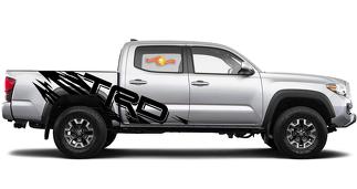 TRD RIPPED-Bed Graphics Vinyl Decal Sets voor Toyota, Trucks, Custom vinyl stickers stickers
