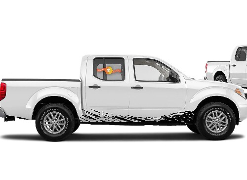 2 Sticker Vinyl Deur Mud Splash voor Toyota Tundra Flap Side Step Imperiaal
