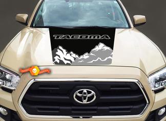Toyota Tacoma Truck Center Hood Mountain grafische sticker sticker 2016-2017
