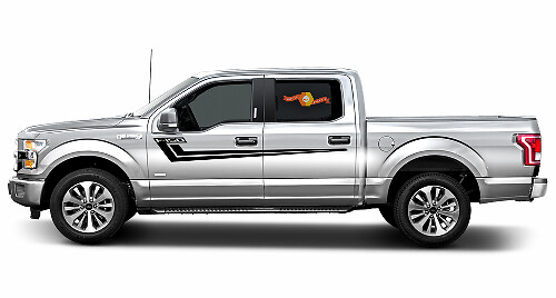 2X Ford F-150 HOCKEY zijvinylstickers grafische rallysticker 2017-2018
