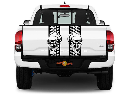 Schedelbandenloop Achterklep Strepen Vinyl Stickers voor Pick-up Trucks