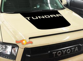 Toyota Tundra Truck 2014-2018 Blackout Tundra belettering vinyl kap sticker
