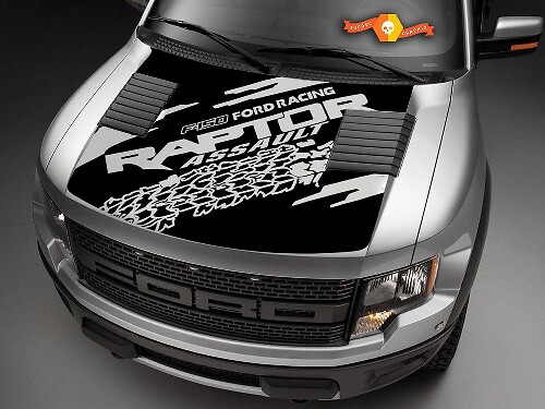 Ford F150 Raptor motorkap grafische band track pakket motorkap sticker sticker

