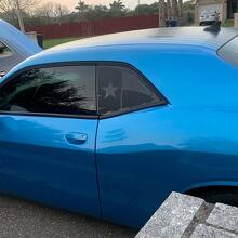 2 Dodge Challenger Window Texas vlag Vinyl Windscherm Sticker Grafische Stickers
 2