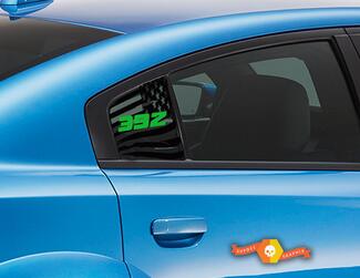 2 Dodge Charger Window Amerikaanse vlag 392 Vinyl Windscherm Sticker Grafische Stickers
