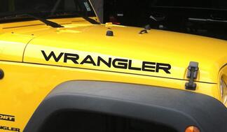 Jeep Wrangler YJ motorkapstickers
