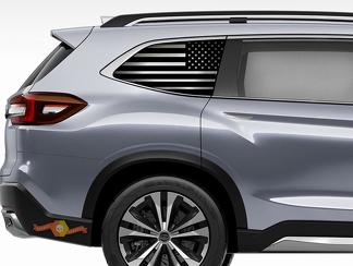 Subaru Ascent - USA Vlag Decals 2019 Zijruiten All wheel Drive
