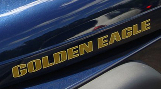 Jeep Wrangler Golden Eagle Motorkap Sticker #1
