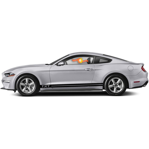 Rockerpanelstickers Decals voor Musclecar Musclecarmodel 2015-2020 7725