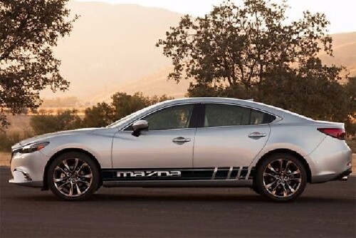 2X meerdere kleuren grafisch symbool Mazda Mazda 6s Car Racing Decal Sticker
