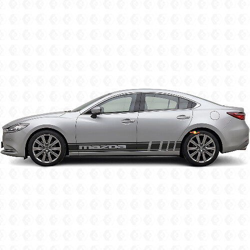 Merk Rocker Panel Strepen Vinyl Decal Kit voor Mazda 6