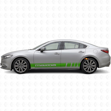 Merk Rocker Panel Strepen Vinyl Decal Kit voor Mazda 6_3