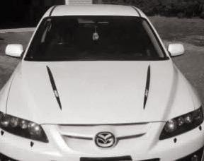 MPS Dunne Strepen Motorkap Vinyl Sticker Set voor Mazda 6_3