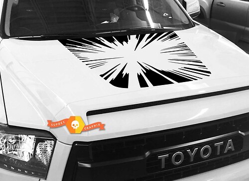 Big Bang Hood grafische Sticker Sticker voor TOYOTA TUNDRA 2014 2015 2016 2017 2018 #1
