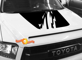 Motorkap grafische sticker voor TOYOTA TUNDRA 2014 2015 2016 2017 2018 #1
