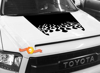 Hood Fire grafische sticker voor TOYOTA TUNDRA 2014 2015 2016 2017 2018 #8
