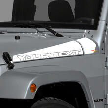 Custom Strepen Motorkap Zijde Vinyl Sticker voor Jeep Wrangler_2