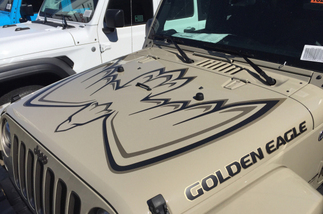 Jeep Wrangler New Golden Eagle Hood-sticker
