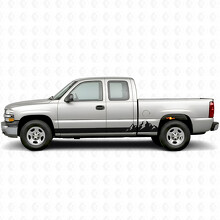 Mountain Range Deur- & Sierlijsten Vinyl Strepen voor Chevrolet Silverado 1500 GMT800 1999-2007_2