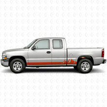 Mountain Range Deur- & Sierlijsten Vinyl Strepen voor Chevrolet Silverado 1500 GMT800 1999-2007_4