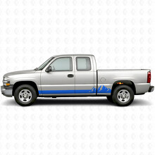 Mountain Range Deur- & Sierlijsten Vinyl Strepen voor Chevrolet Silverado 1500 GMT800 1999-2007_5