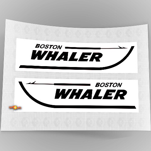 Boston Whaler Boot Vinyl Stickers Decals_1