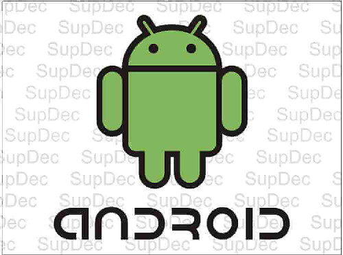 Android Logo Vinyl Decal Sticker voor Auto's & Laptops